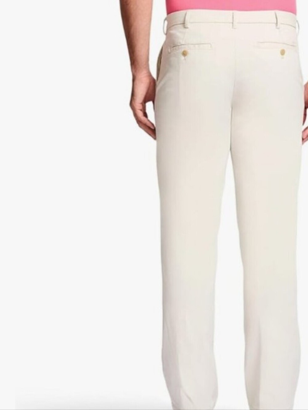 Izod Saltwater Stretch CHINO Pants 36 X 34 White - Picture 6 of 8